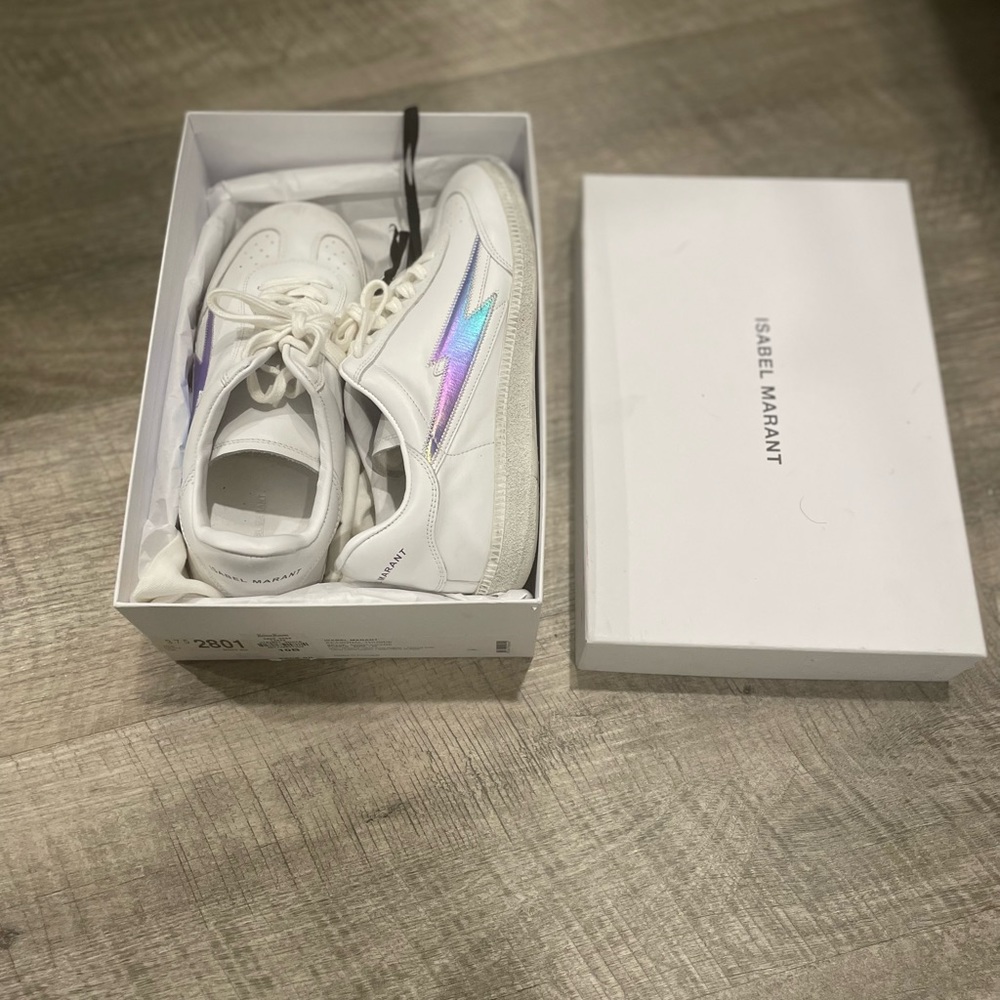 Retail $505 Isabel Marant Bryce Thunder Sneaker - Picture 13 of 14